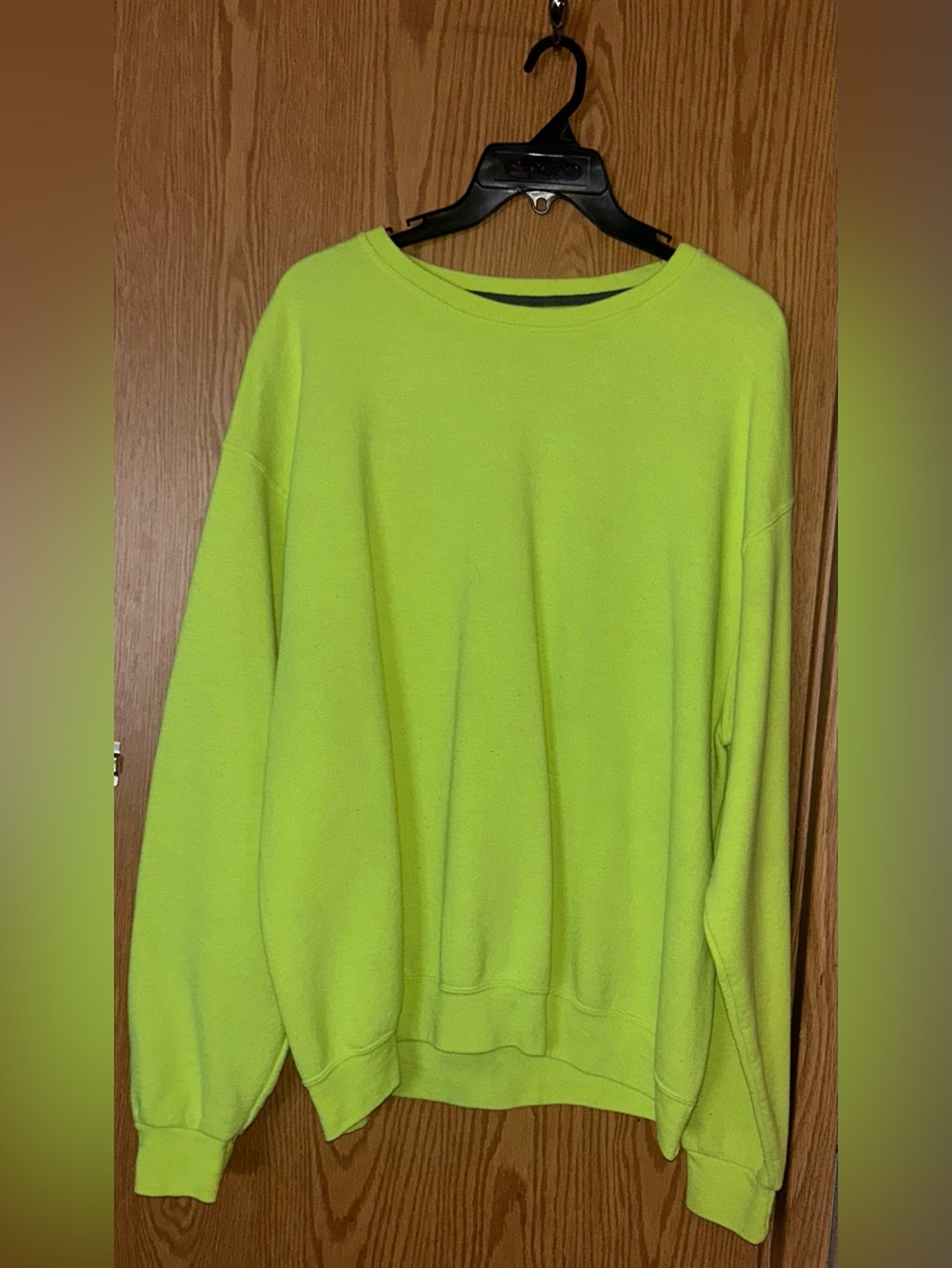 Fruit of the Loom Neon Lime Crewneck Sweatshirt